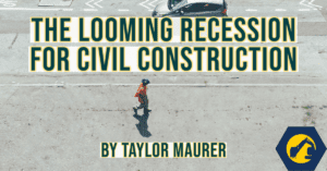 The looming recession for civil construction article